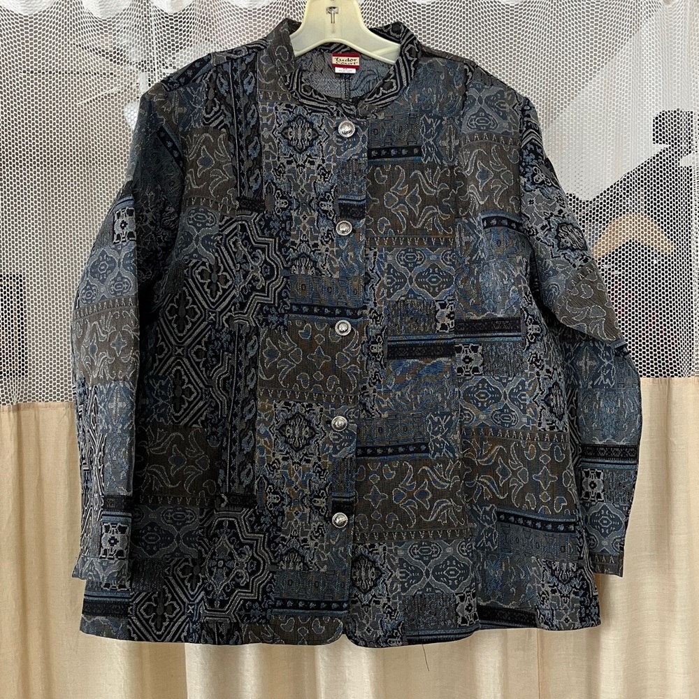 Tudor Court Patterned Jacket - image 1